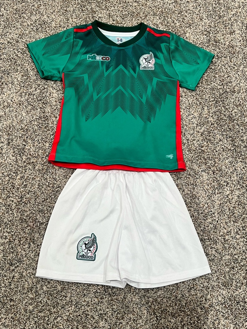 Toddler Mexico soccer set